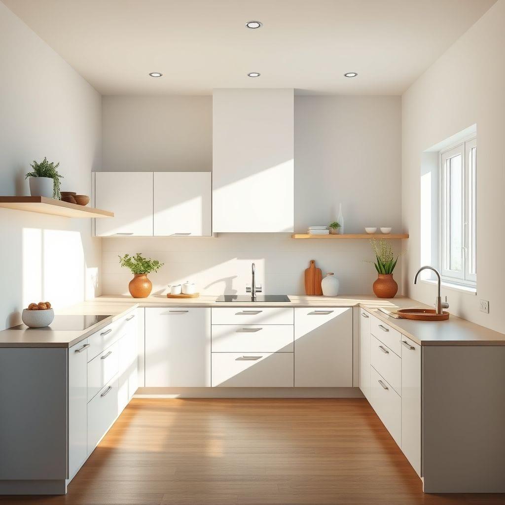 Minimalist kitchen - AI Generated
