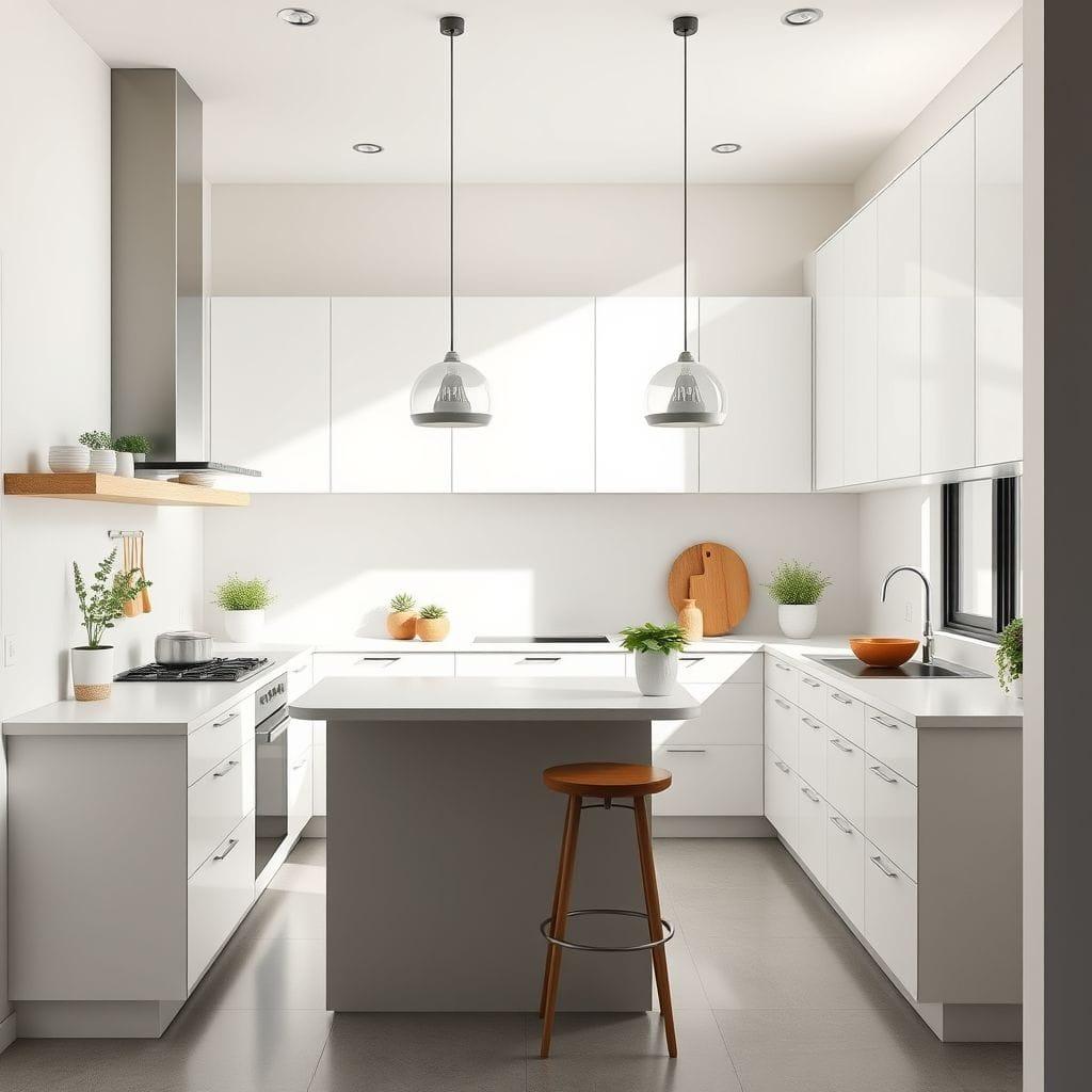 Minimalist kitchen - AI Generated