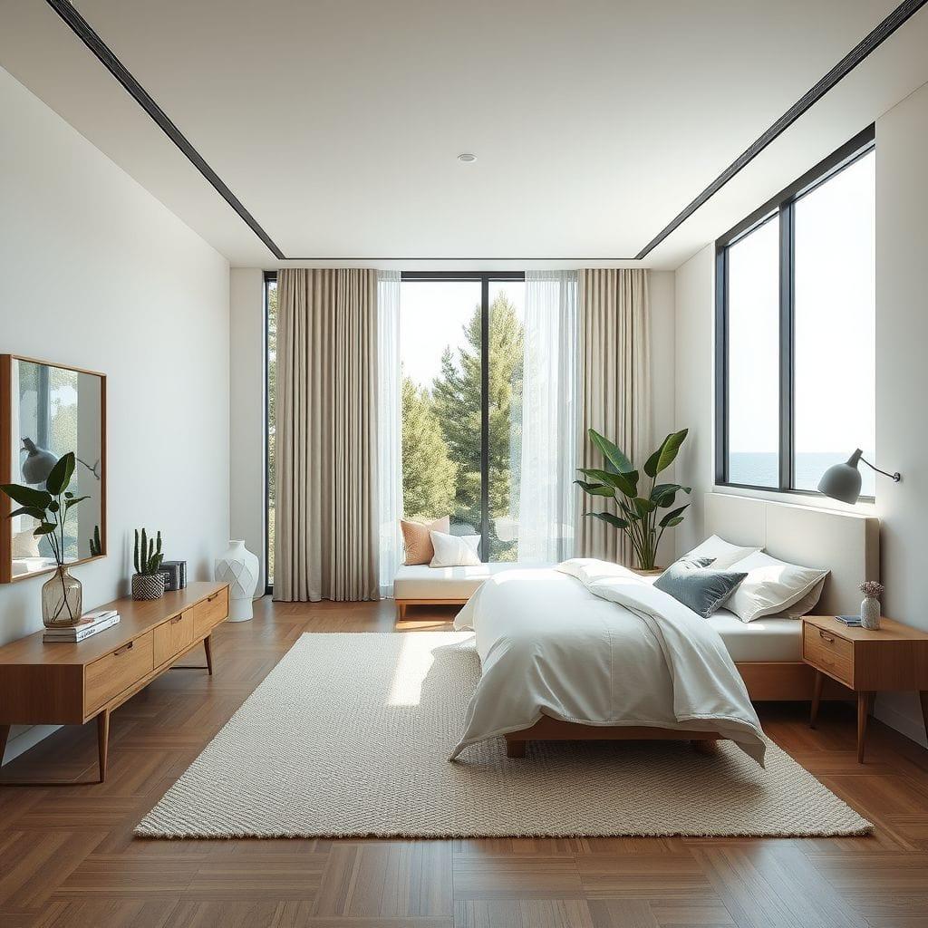Modern bedroom - AI Generated