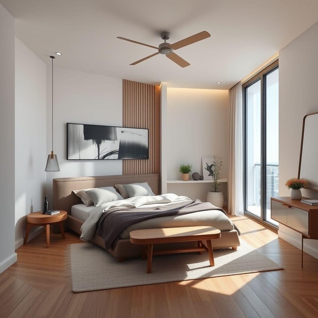 Modern bedroom - AI Generated