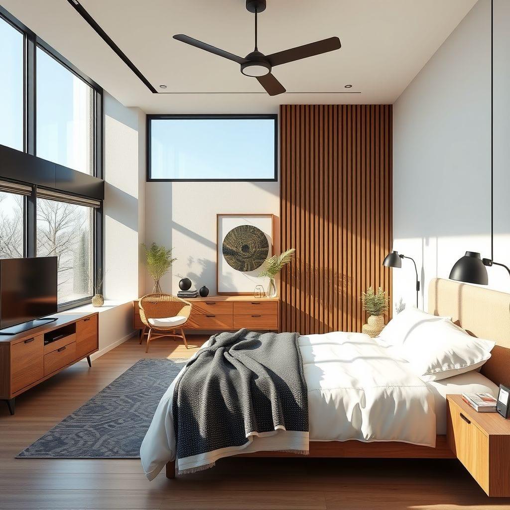 Modern bedroom - AI Generated