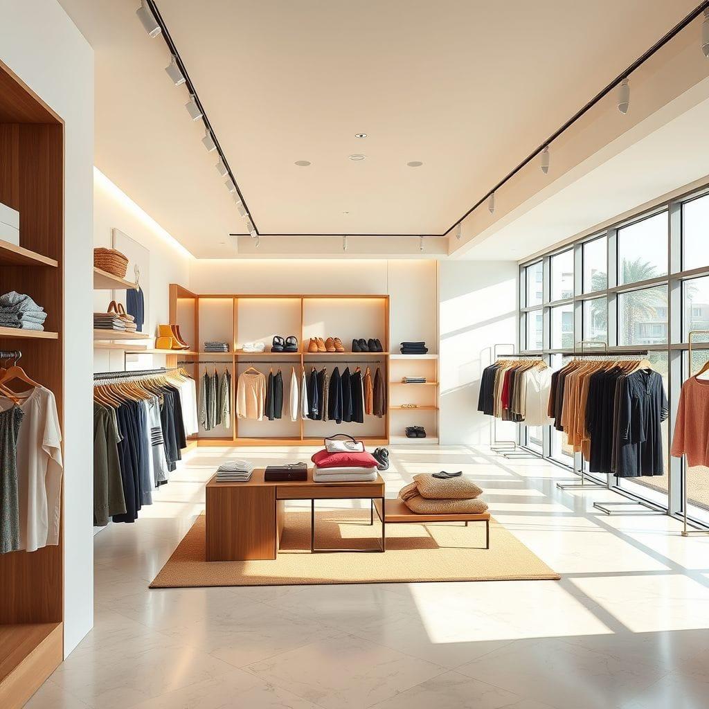 Modern clothing store - AI Generated