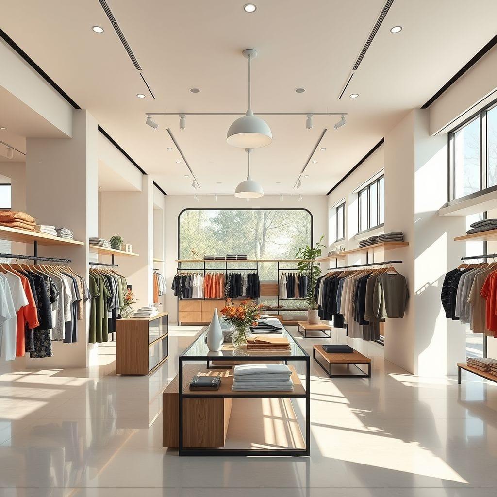 Modern clothing store - AI Generated