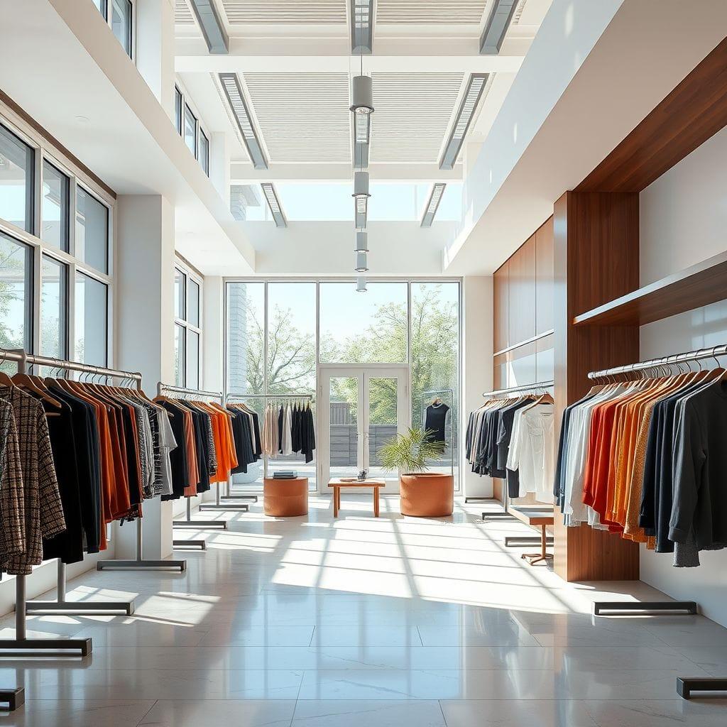 Modern clothing store - AI Generated