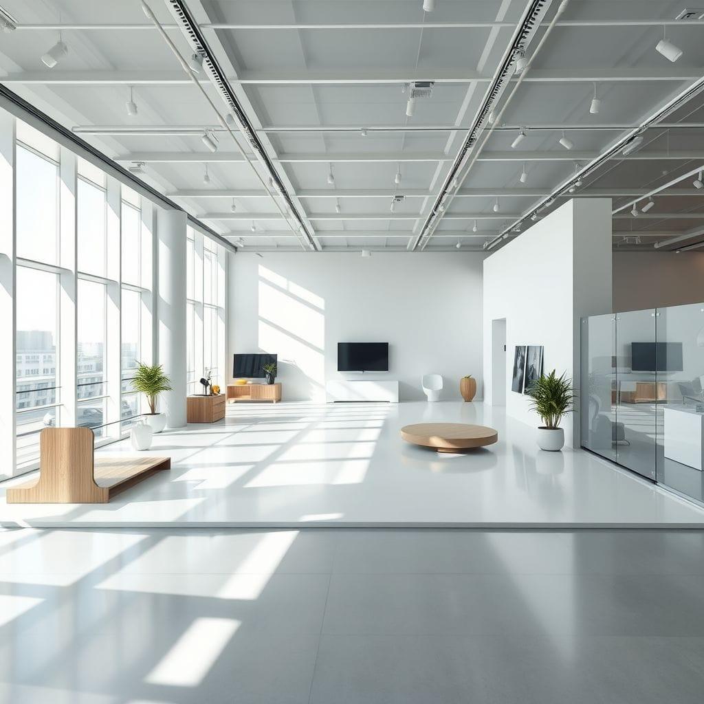 Modern exhibition space - AI Generated