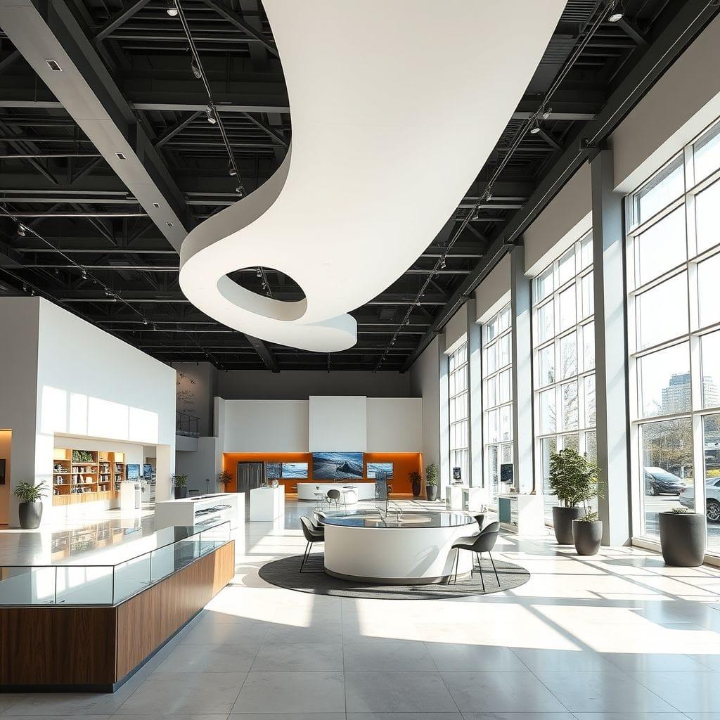Modern exhibition space - AI Generated