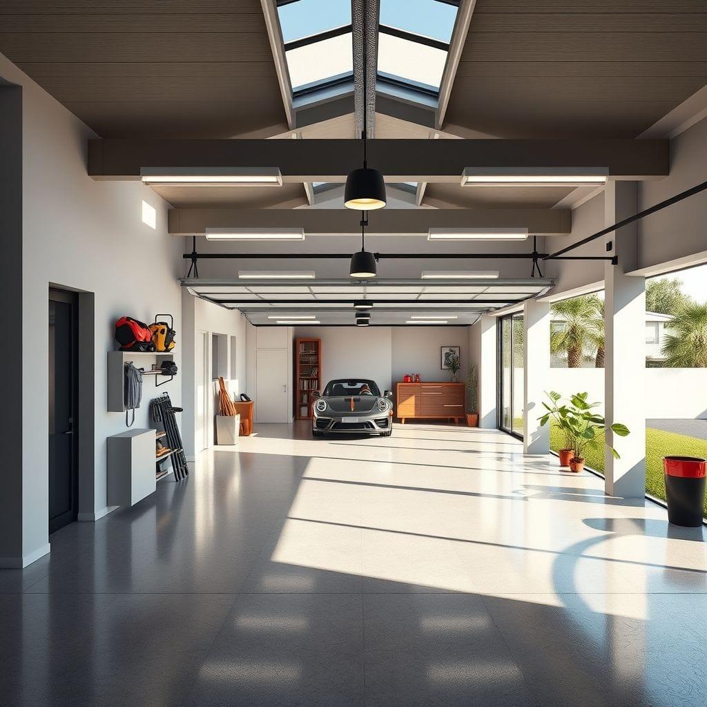 Modern garage - AI Generated