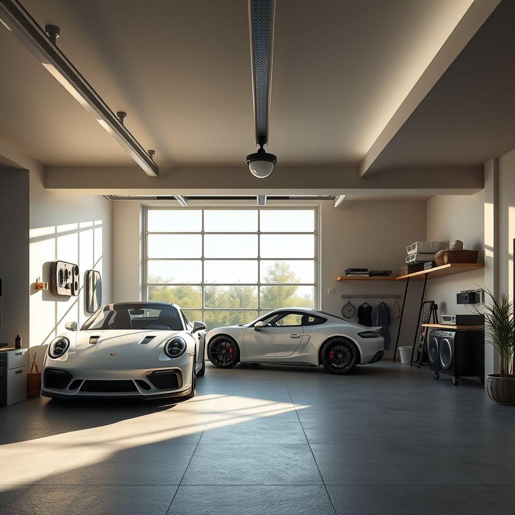 Modern garage - AI Generated