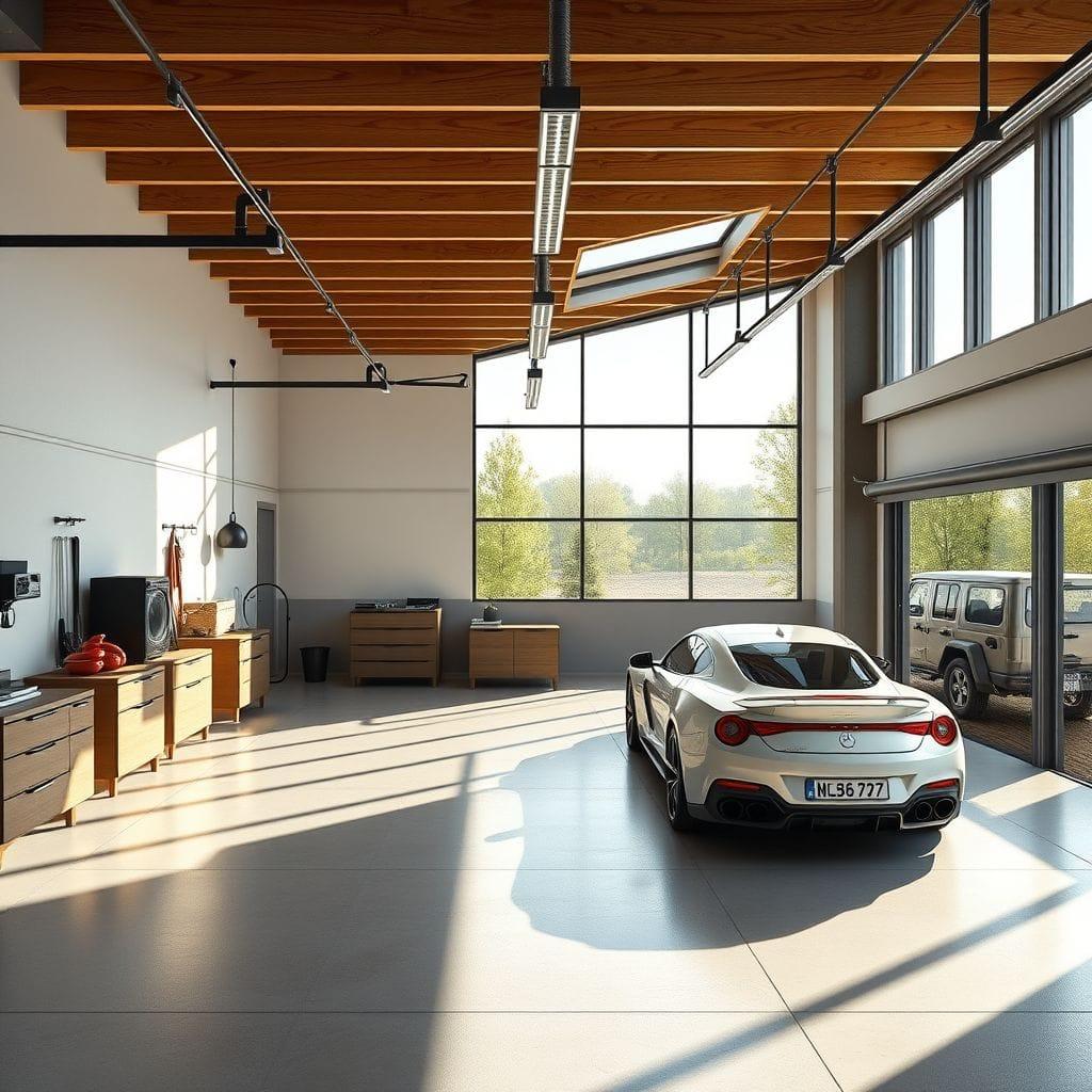 Modern garage - AI Generated