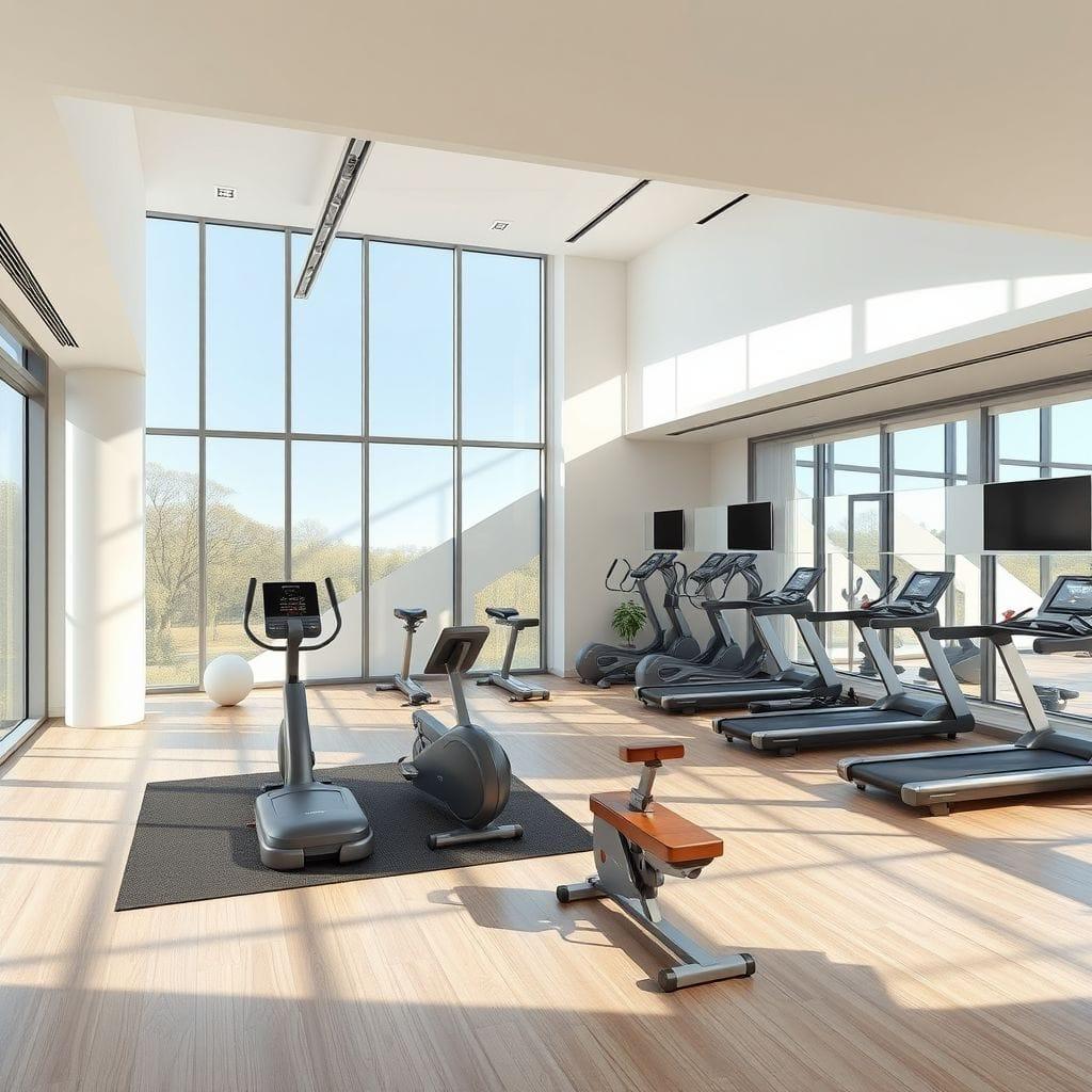 Modern gym - AI Generated