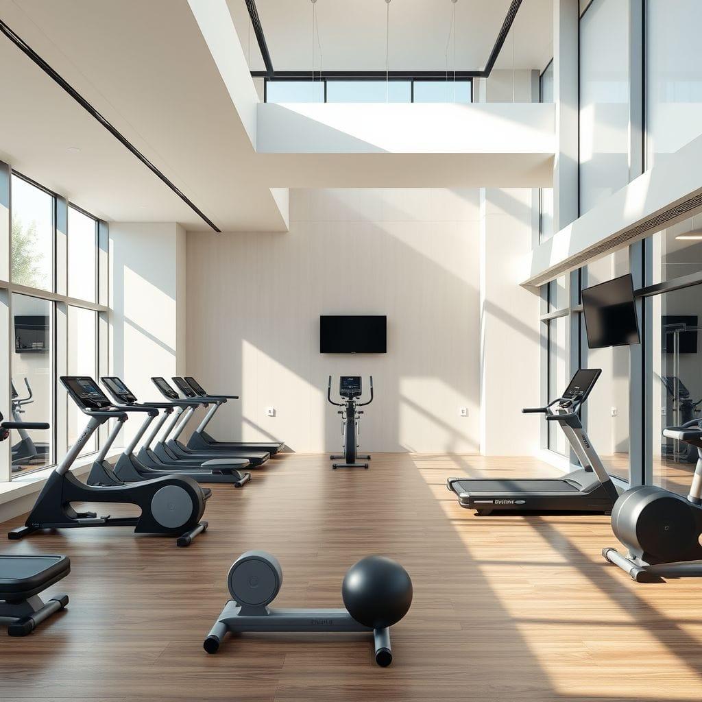 Modern gym - AI Generated