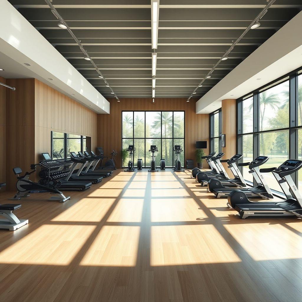Modern gym - AI Generated