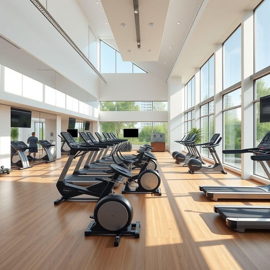 Modern gym - AI Generated