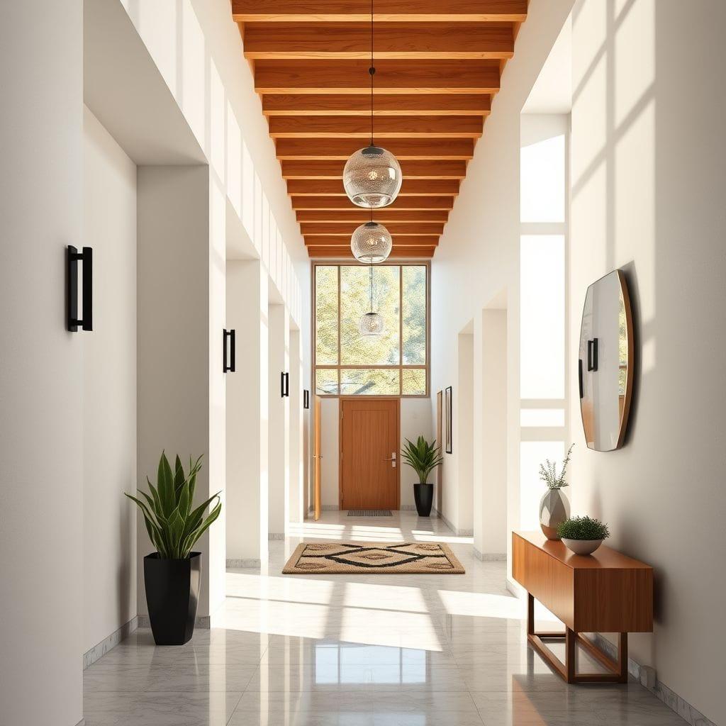 Modern hallway - AI Generated