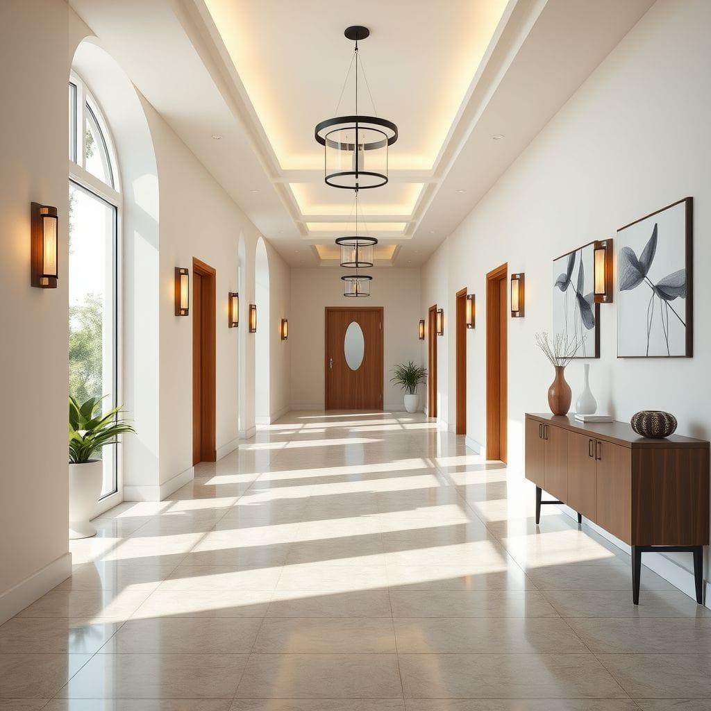Modern hallway - AI Generated
