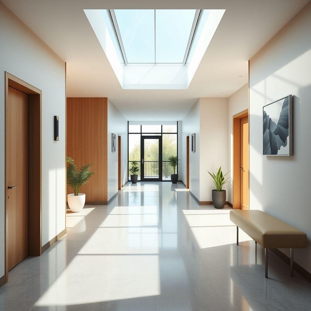 Modern hallway - AI Generated