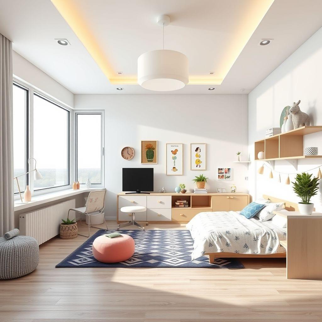 Modern kids room - AI Generated