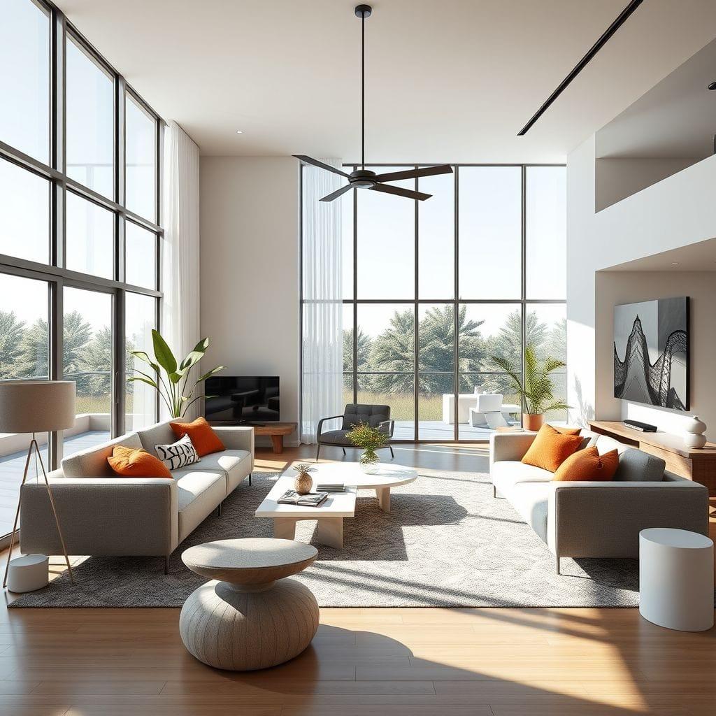 Modern living room - AI Generated