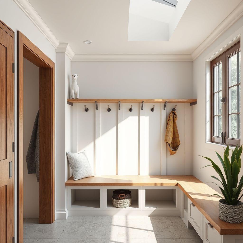 Modern mudroom - AI Generated