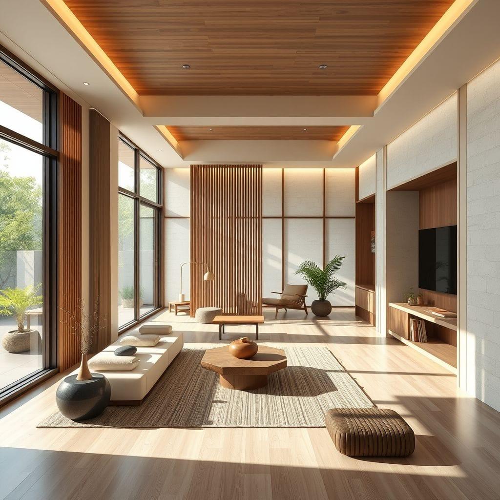 Modern onsen - AI Generated