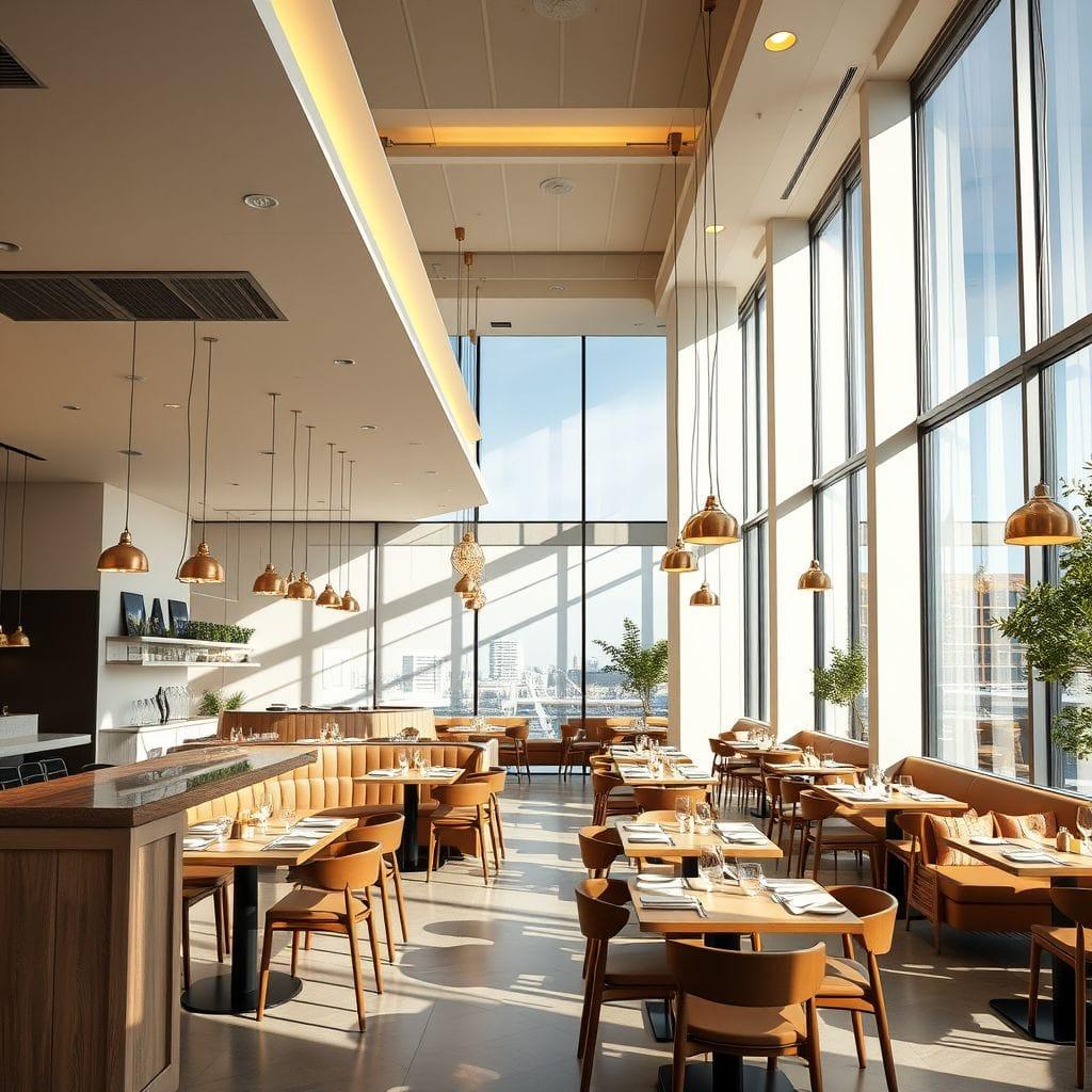 Modern restaurant - AI Generated