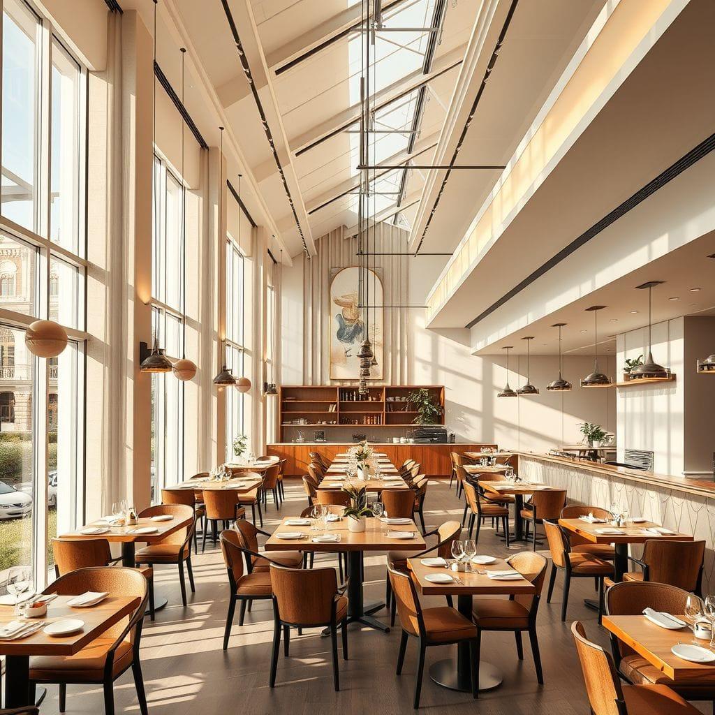 Modern restaurant - AI Generated