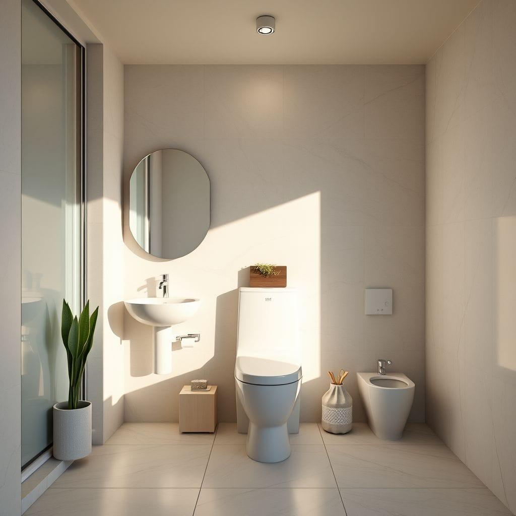 Modern toilet - AI Generated