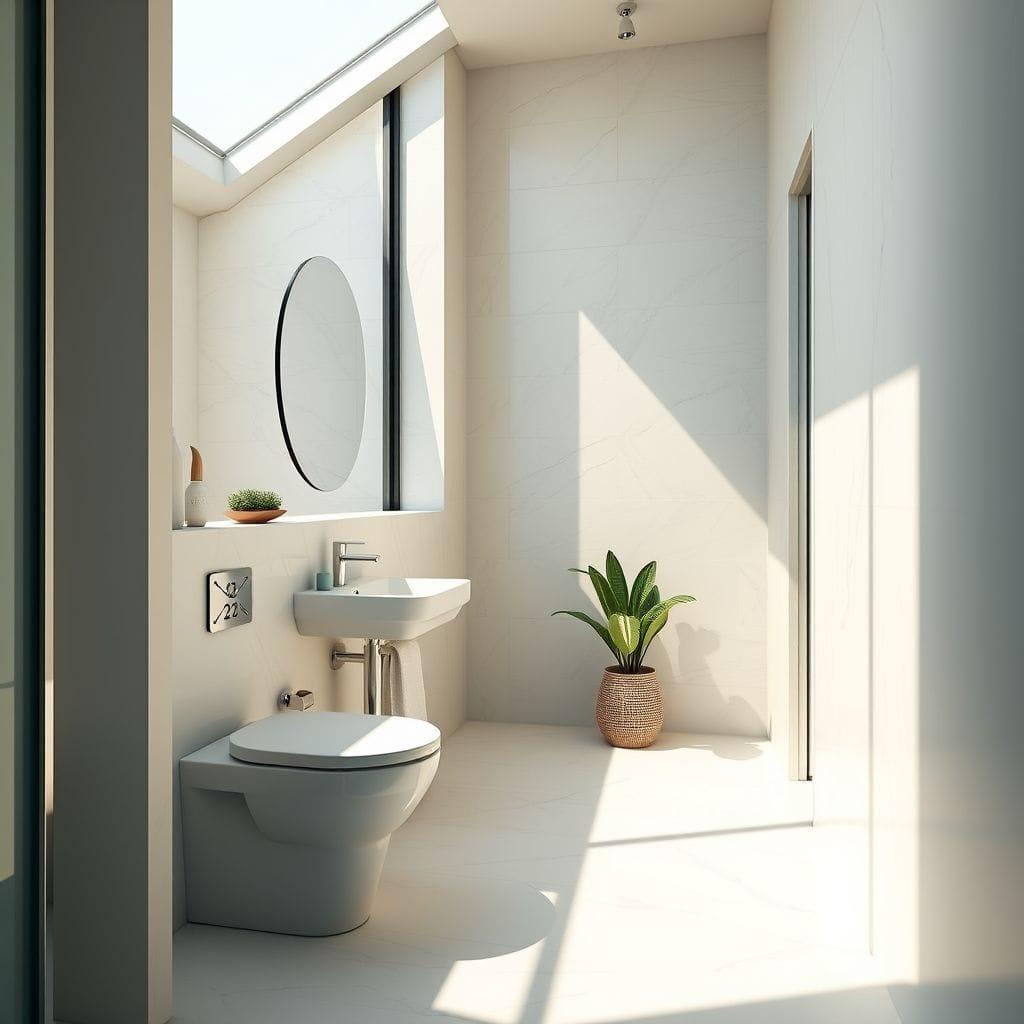Modern toilet - AI Generated