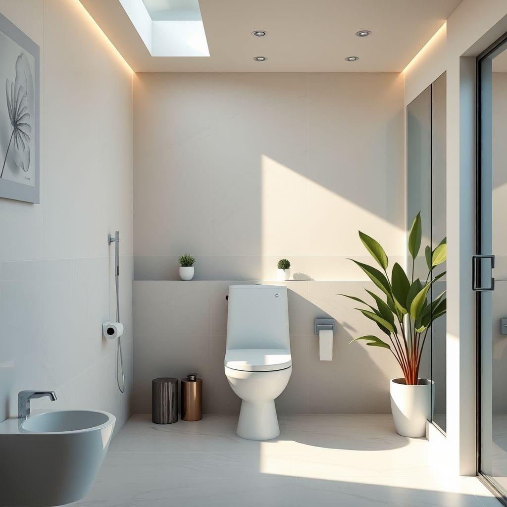 Modern toilet - AI Generated
