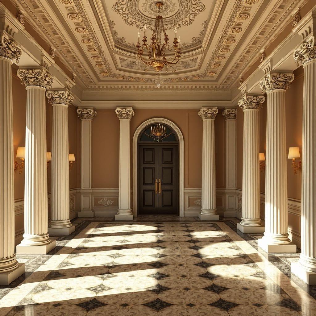Neoclassic basement - AI Generated
