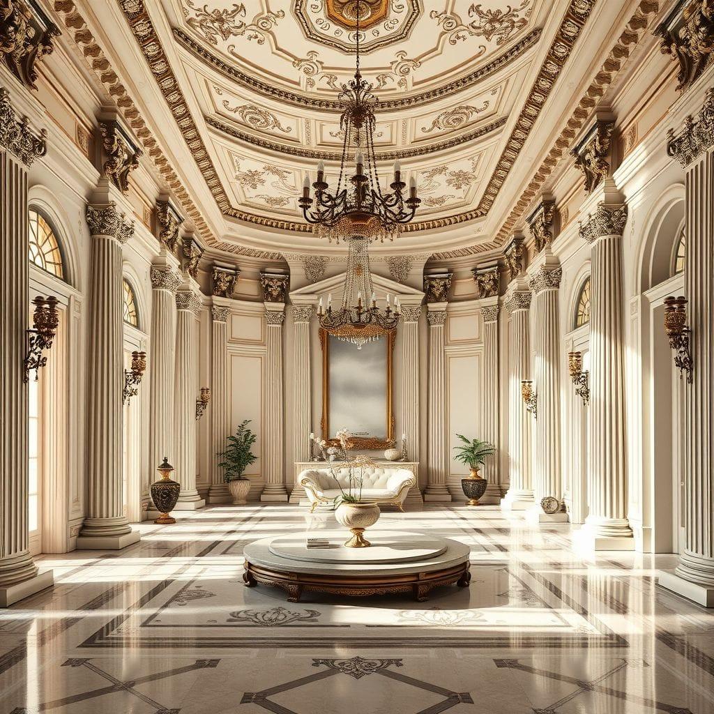 Neoclassic drop zone - AI Generated