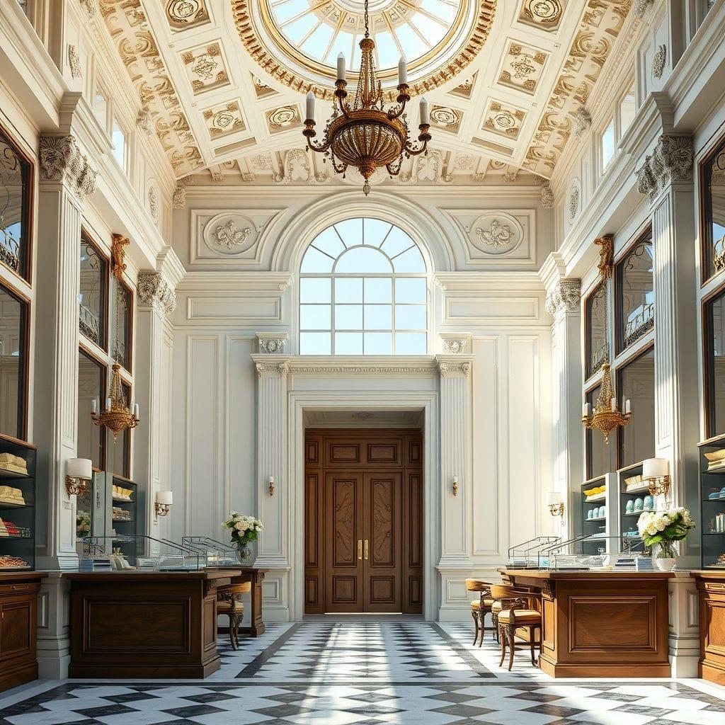 Neoclassic store - AI Generated
