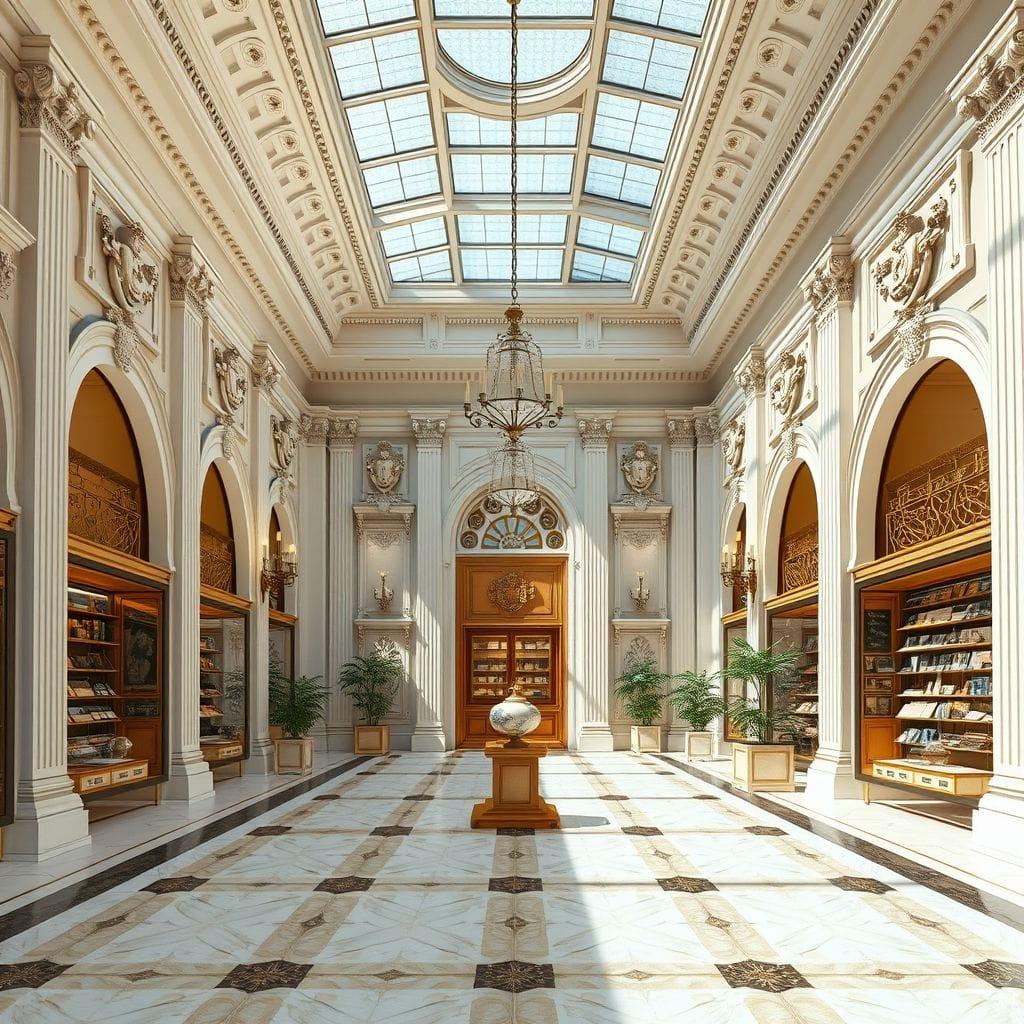 Neoclassic store - AI Generated
