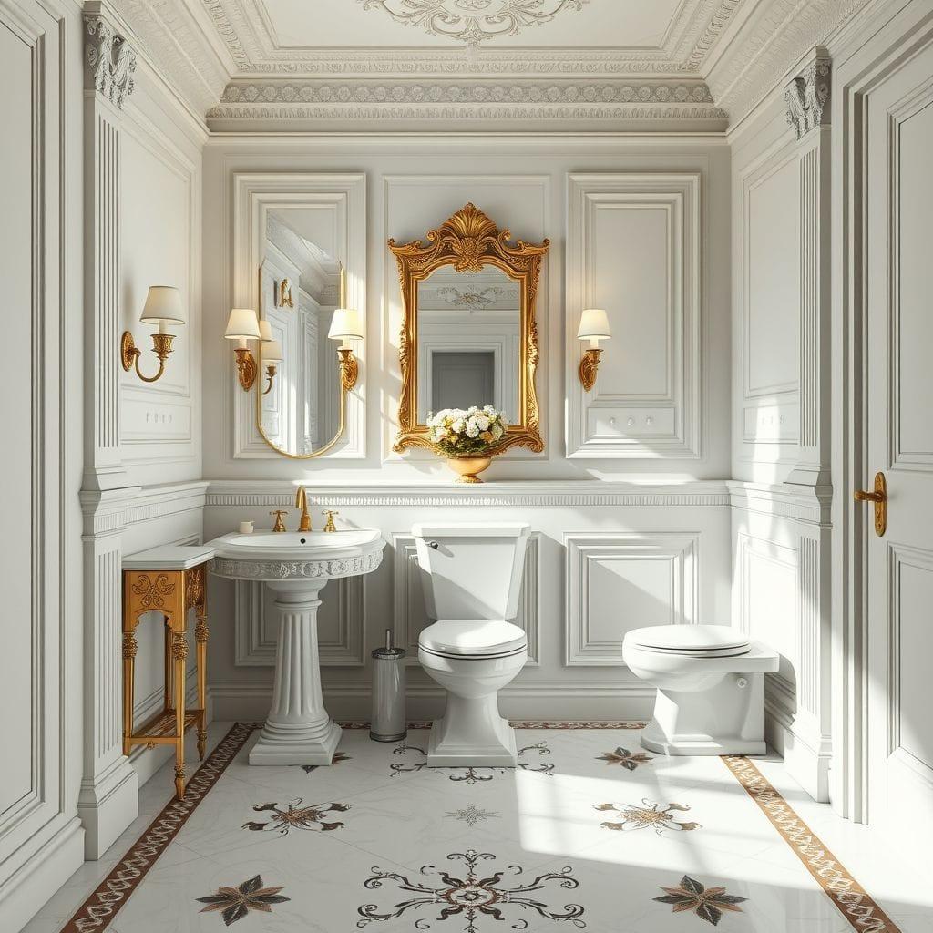 Neoclassic toilet - AI Generated