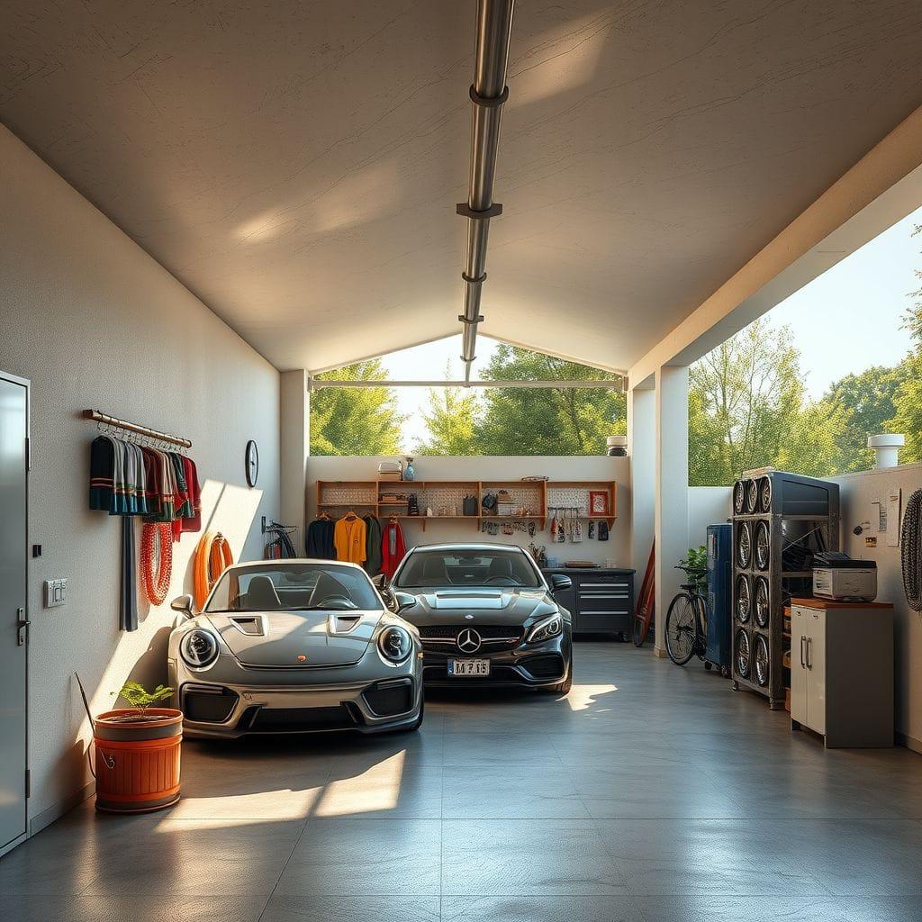  outdoor garage - AI Generated