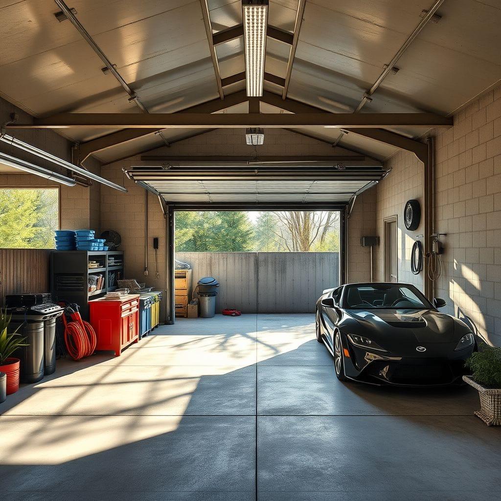  outdoor garage - AI Generated