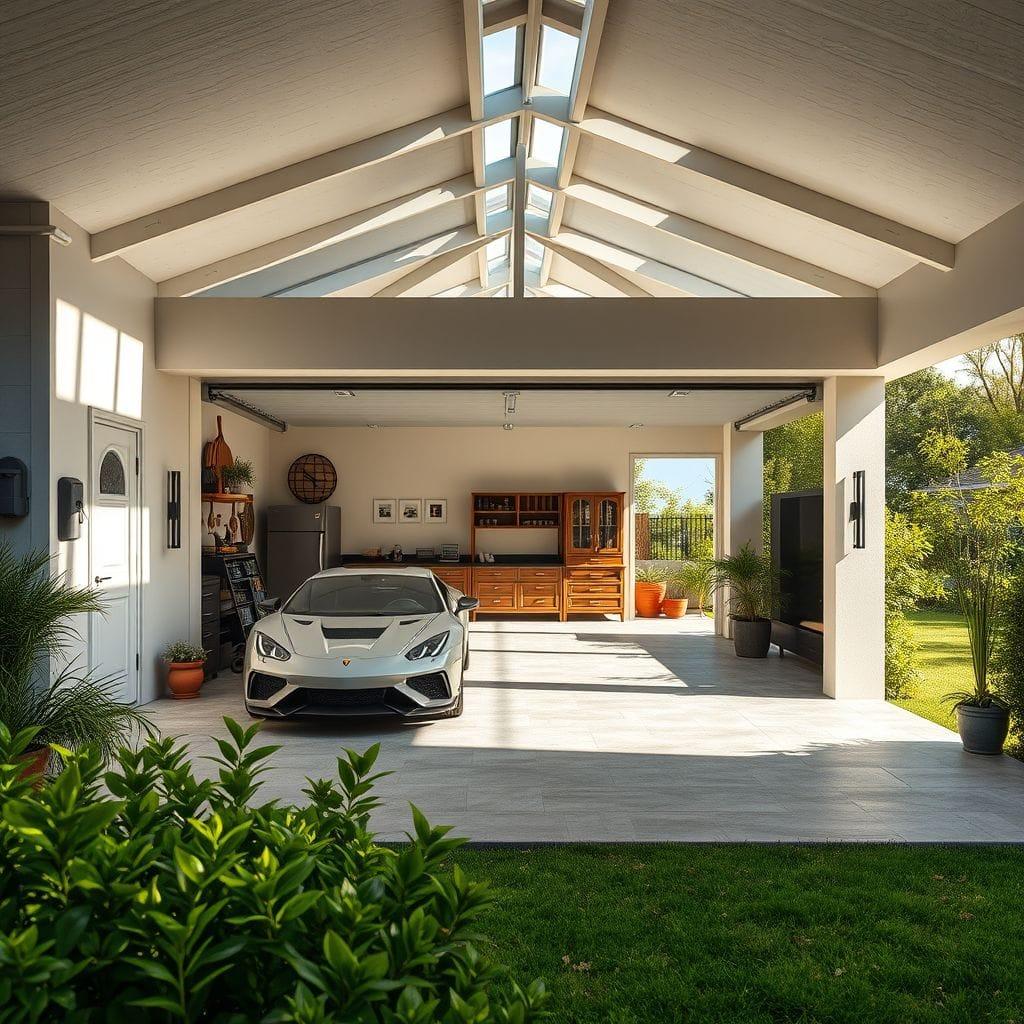  outdoor garage - AI Generated