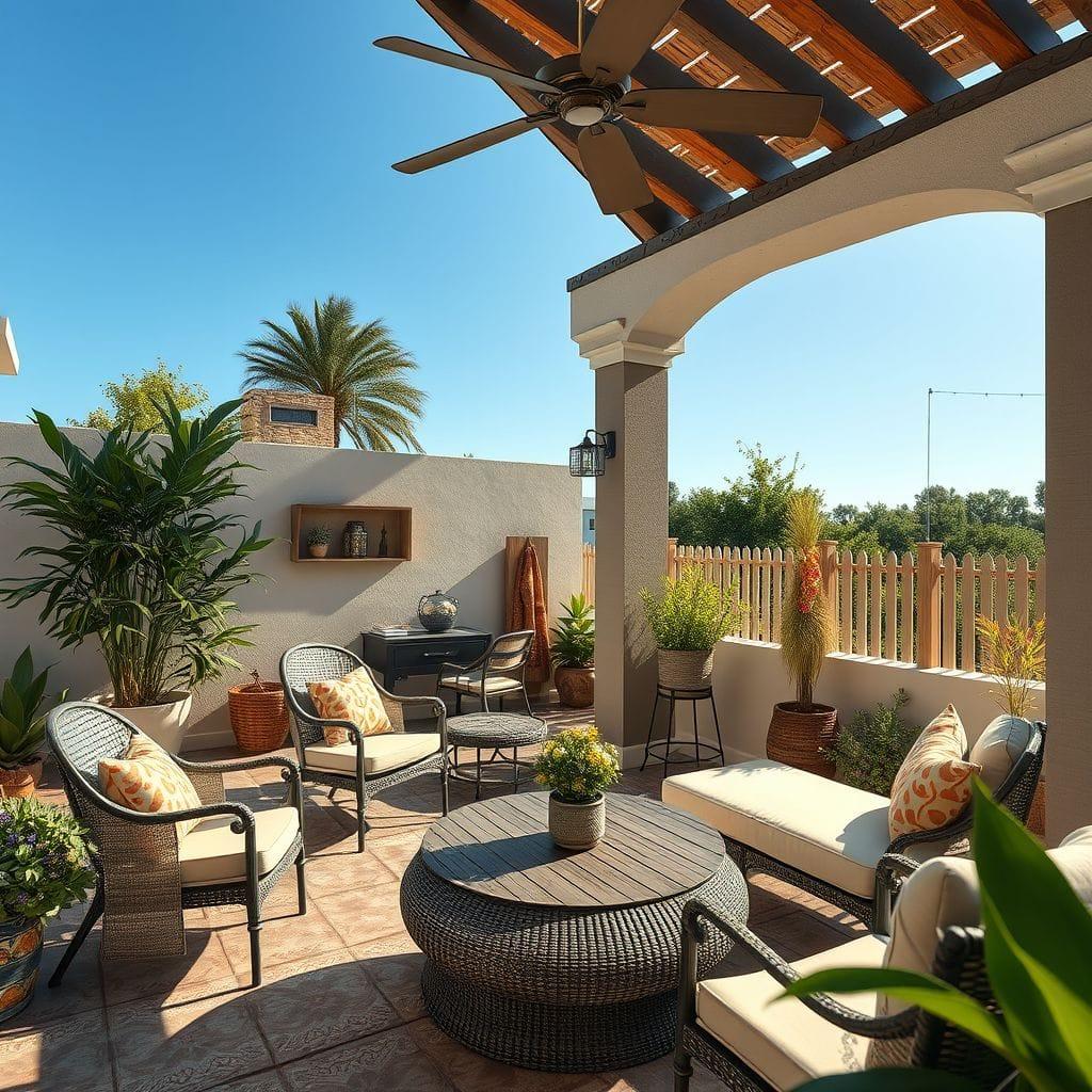  outdoor patio - AI Generated