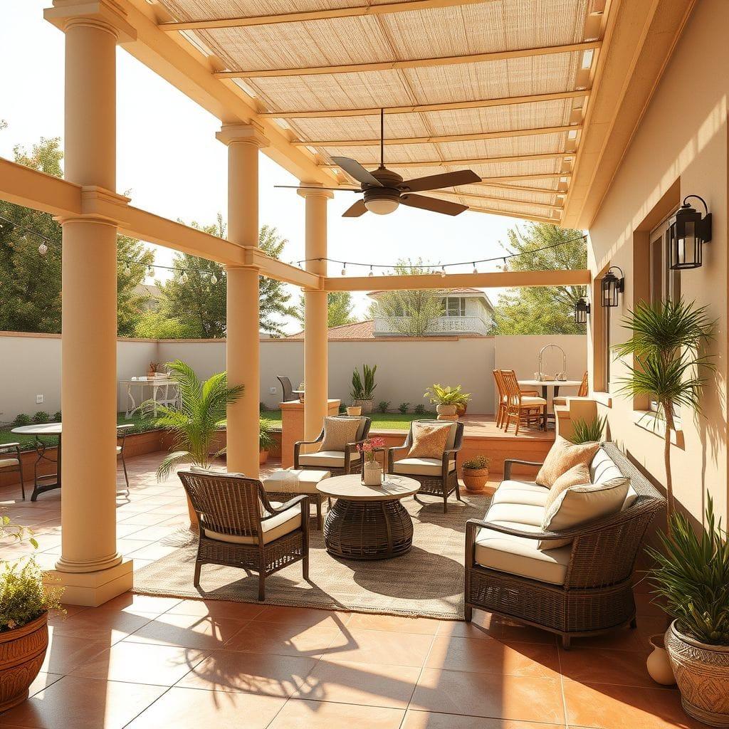  outdoor patio - AI Generated