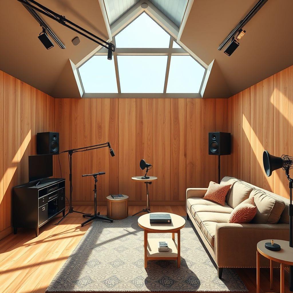  podcast studio - AI Generated