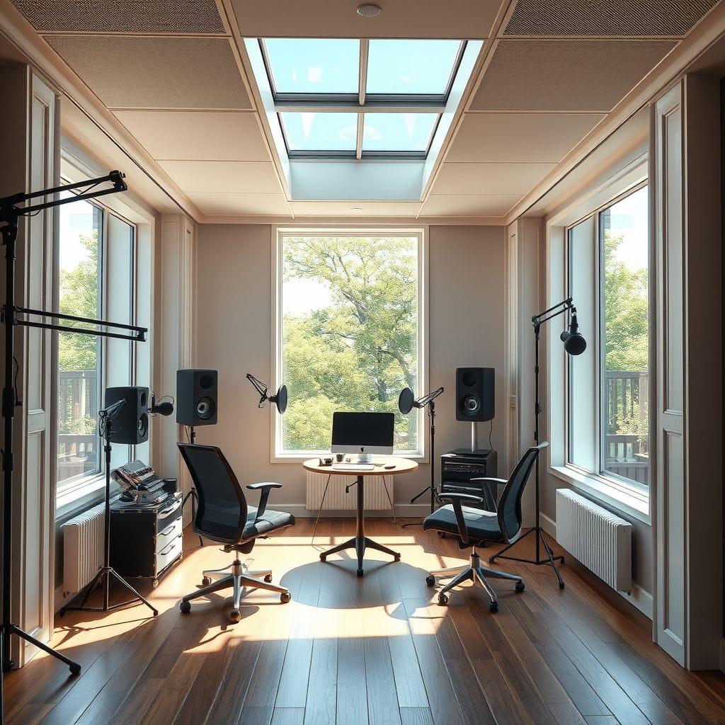  podcast studio - AI Generated