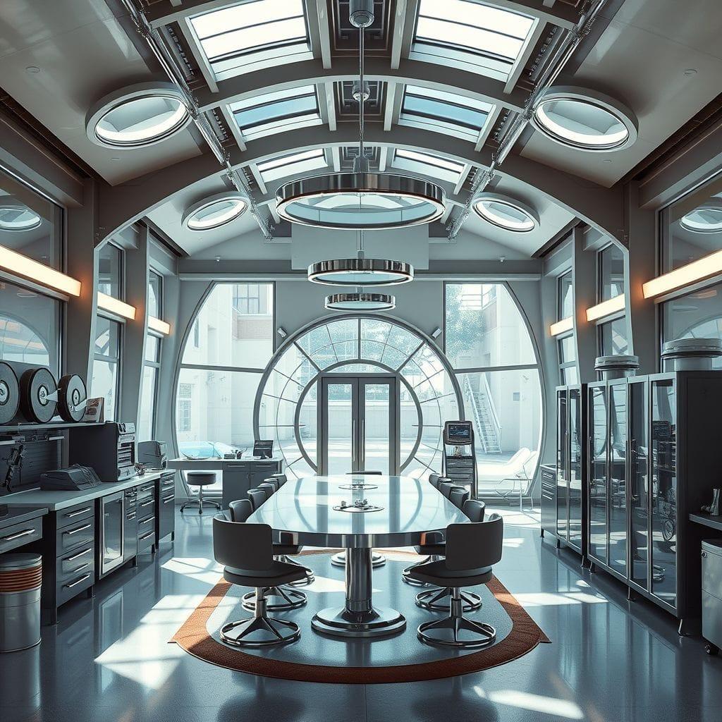 Retro Futuristic workshop - AI Generated