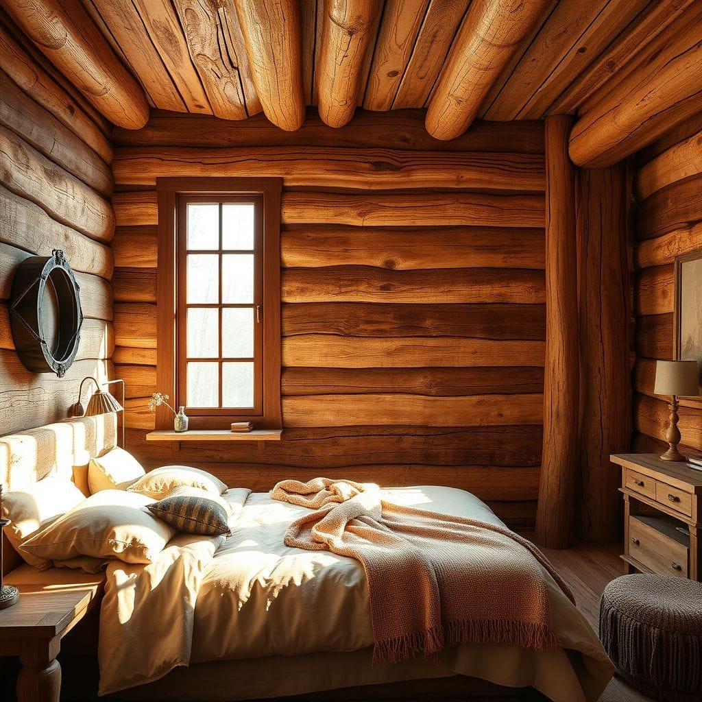 Rustic bedroom - AI Generated
