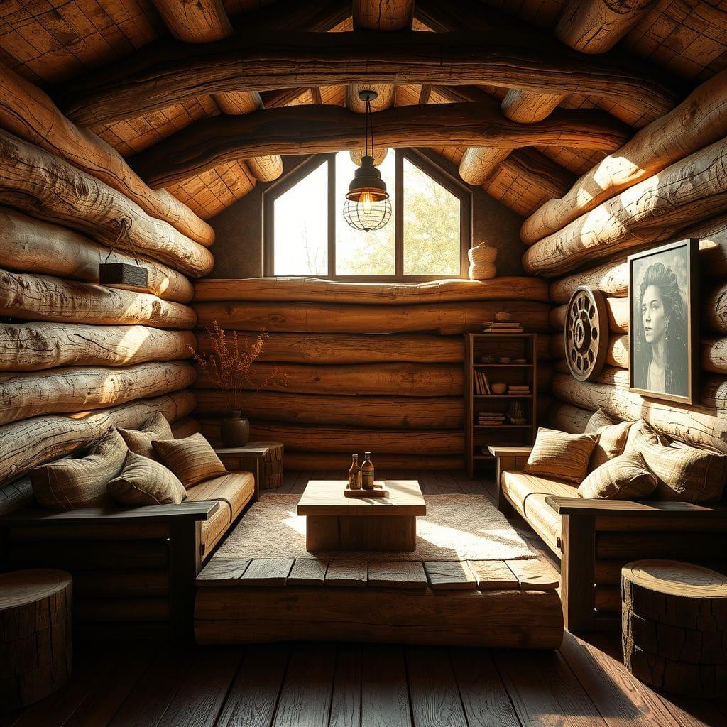 Rustic drop zone - AI Generated