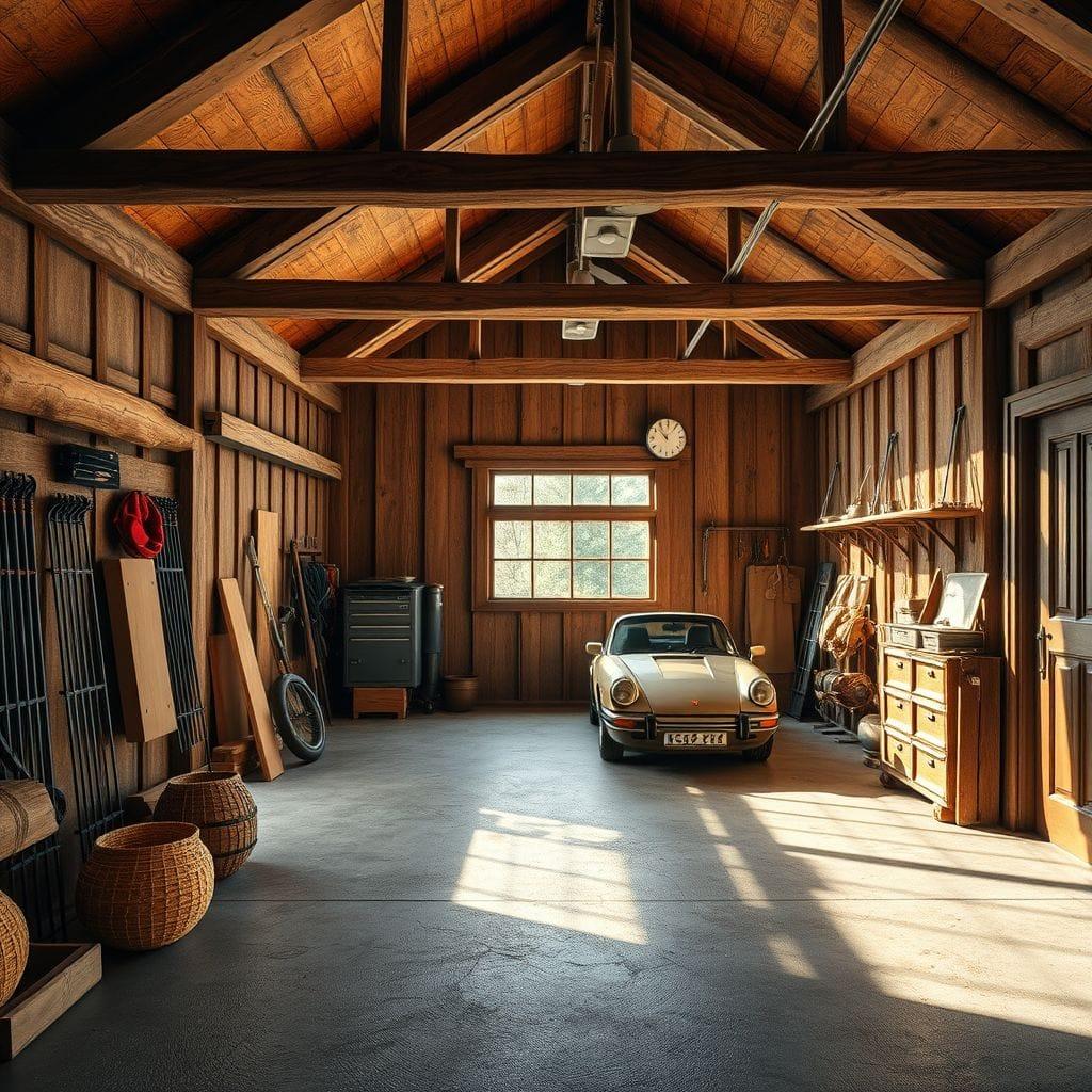Rustic garage - AI Generated