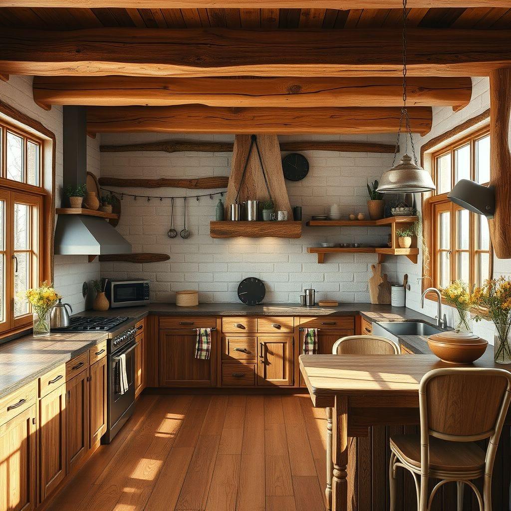 Rustic kitchen - AI Generated