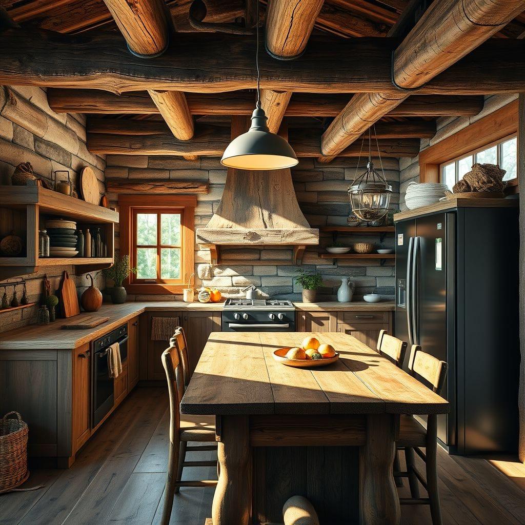 Rustic kitchen - AI Generated