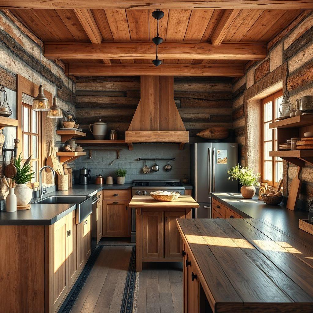 Rustic kitchen - AI Generated