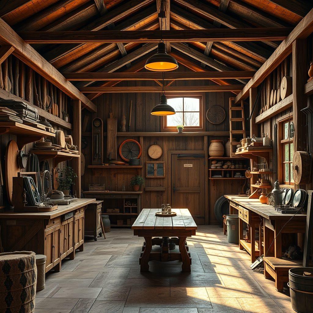 Rustic workshop - AI Generated