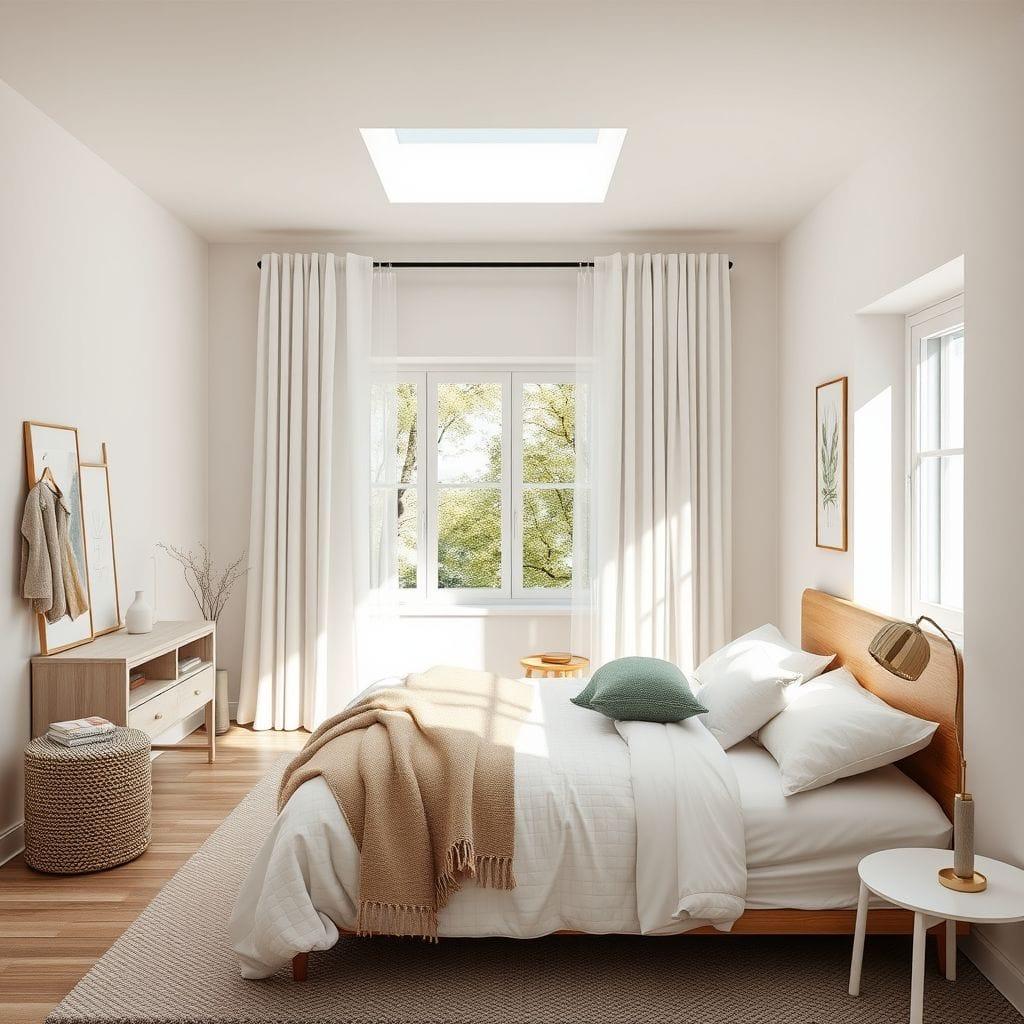 Scandinavian bedroom - AI Generated